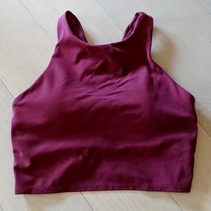 Athleta Crop Top with sports bra